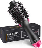 GlowTek One-Step Hair Dryer & Volumizer Brush – 3-in-1 Hot Air Styling Brush