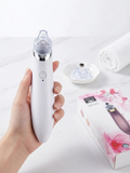 GlowTek 4-in-1 Rechargeable Acne & Pore Vacuum – Blackhead Remover with 4 Suction Heads